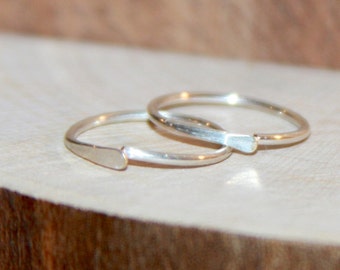 Sterling Silver Hoop Earrings - Tiny Silver Hoops - Small Hoop Earrings - Sterling Hoops - Minimalist Jewelry - Modern Silver Jewelry