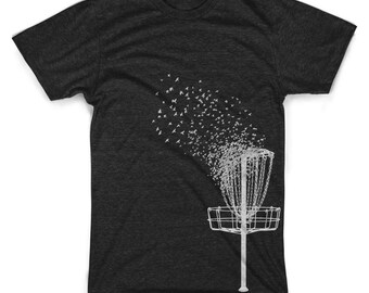Disc Golf shirts funny disc golfer apparel graphic bird shirts retro vintage shirts super soft tri blend gifts for boyfriend