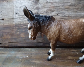 Vintage donkey statue toy animal burro ass
