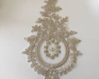 Applique lace nude 18 * 28 cm