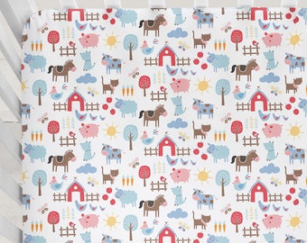 Farm Nursery Bedding Crib Sheet Farm Animal Nursery Crib Bedding Farm Toddler Bedding Baby