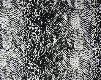 Black and white cotton Brocade Haute Couture