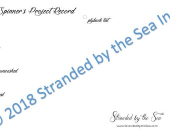 Spinner's Project Record Cards