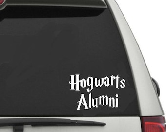 Hogwarts Alumni Harry Potter Car Decal Sticker
