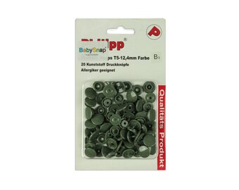 BabySnap 20 Plastic push buttons mousy B9