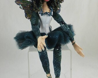 Art Doll-Sloan the Faery OOAK Cloth Doll