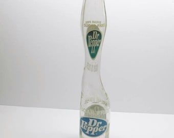 Vintage Stretched Dr Pepper Bottle