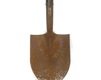Vintage Shovel Head Rustic Rusted Garden Shovel