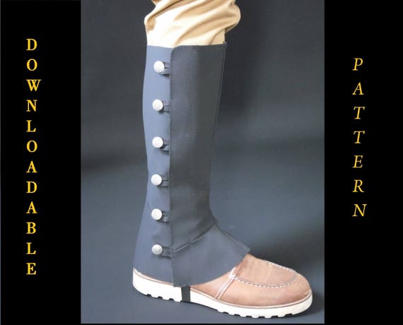 PDF downloadable spats pattern and tutorial