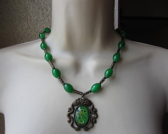 Celtic cross pendant necklace