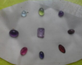 Gemstone Collection 9 different gemstones