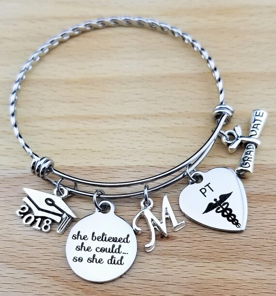 Physical Therapist Gifts Physical Therapy Gifts College Graduation Gift Graduation Gift Senior Gifts Senior 2018 She Believed She Could