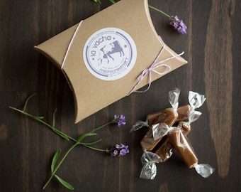 Lavender + Honey Caramels (4oz Box)