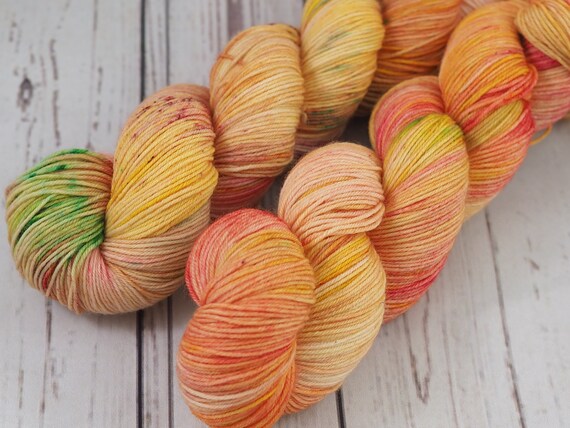 Perfect Sock - Tequila Sunrise Merino / Nylon Fingering Weight Yarn