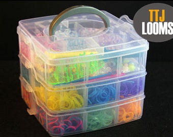 loom DIY kit three layer monster tail kit 3000 rubber bands