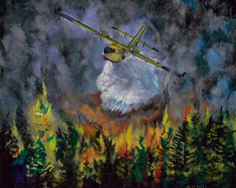 Firestormer Prints from Orginal Acrylic on Canvas