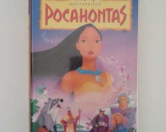 Pocahontas VHS Tape, Masterpiece Edition, Walt Disney VHS Tape, Disney Classic Movies, Kid's Movies, VHS Masterpiece, Pocahontas, Vhs Tape