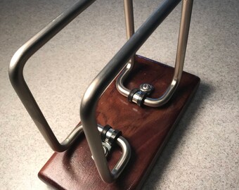 Rustic Black walnut napkin holders with fixture Bold look