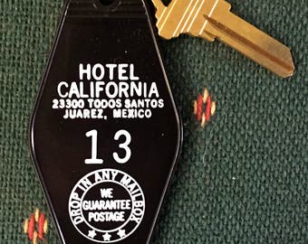 Sale! Hotel California Room Key #13(The Master's Chambers) The Eagles Glenn Frey Don Henley