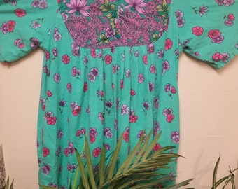 a moo moo nightgown