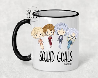 Golden Girls Coffee Mug ,golden girls,golden girls gift,golden girls mug,Blanche Sophia Rose Dorothy.Thank you for being a friend