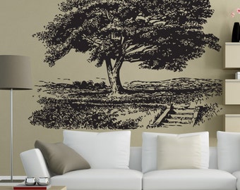 Vinyl Wall Art Decal Sticker Park Tree 1535s