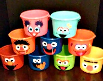 SESAME STREET BIRTHDAY party favor pails (price is per pail)