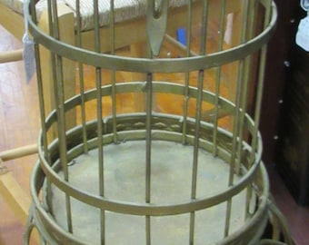 Metal Birdcage Planter