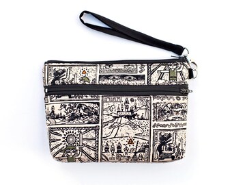 Zelda Wristlet with removable strap - Video Gamer - Link