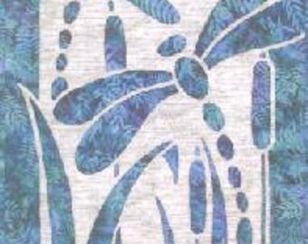 Dragonflies in Flight Dragonfly Applique Pacific Rim Quilt Pattern