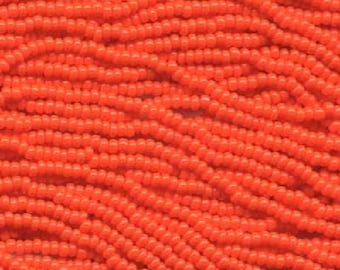 Preciosa Czech Beads - 11 0 - Orange - 19g