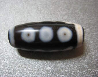 Tibetan Dzi Agate Five Eye Dzi Bead 1pc