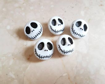 Jack skellington The Nightmare Before Christmas Buttons Jack Skellington Buttons Dress it Up Craft Buttons Shank Buttons Disney Buttons