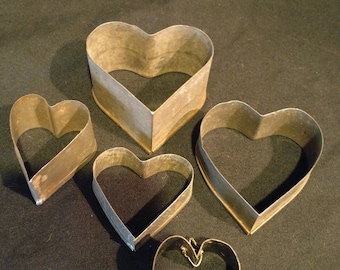 Vintage Heart Cookie Cutters