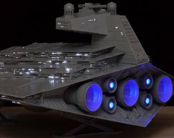 Lighting fiber optic system kit for Star Wars Imperial Star Destroyer model set in box ZVEZDA 9057 Revell 85-6459