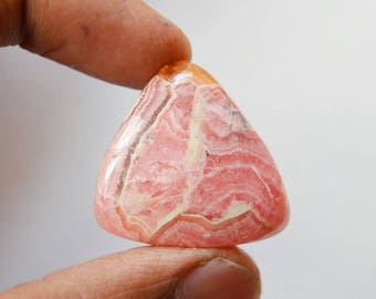Natural Rhodochrosite 53 Cts Gemstone Loose Cabochon Pink Rhodochrosite Triangle Shape 29x26x7 MM R13352