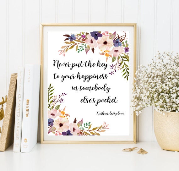quote print calligraphy print framed quotes friend gift