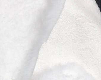 White Pile Luxury Faux Fur Fabric by the Yard- Style 5047