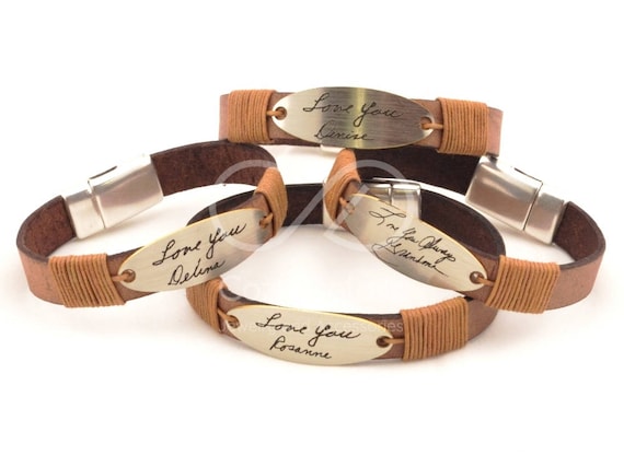 handwriting bracelet memorial jewelry custom handwriting