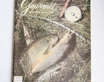 Vintage Gourmet Magazine, Cooking Magazine, Foodie Magazine, September 1982, Vintage Food Ads, Cooking Ephemera