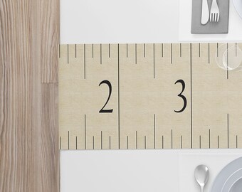 Modern Table Runner | Ruler Table Runner | Modern Table Linen | Ruler Table Linen | Modern Table Decor | Ruler Table Décor | Ruler Runner