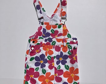 90's Flower Power Shortalls (6x)