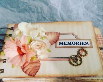 Lovely scrapbook handmade mini album/journal