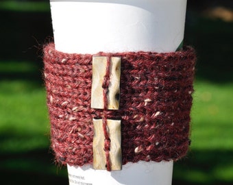 Knitted Tweed Coffee Cup Sleeves