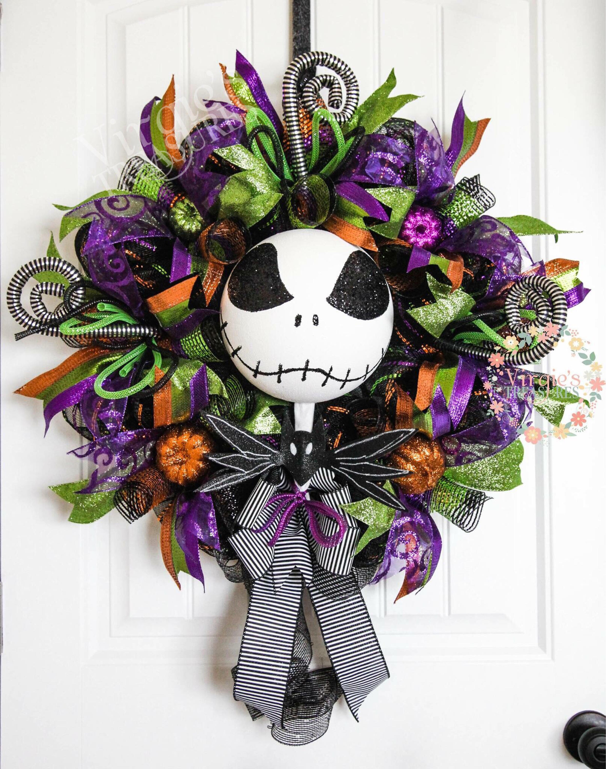 Jack Skellington Wreath Premium Deluxe Jack Wreath