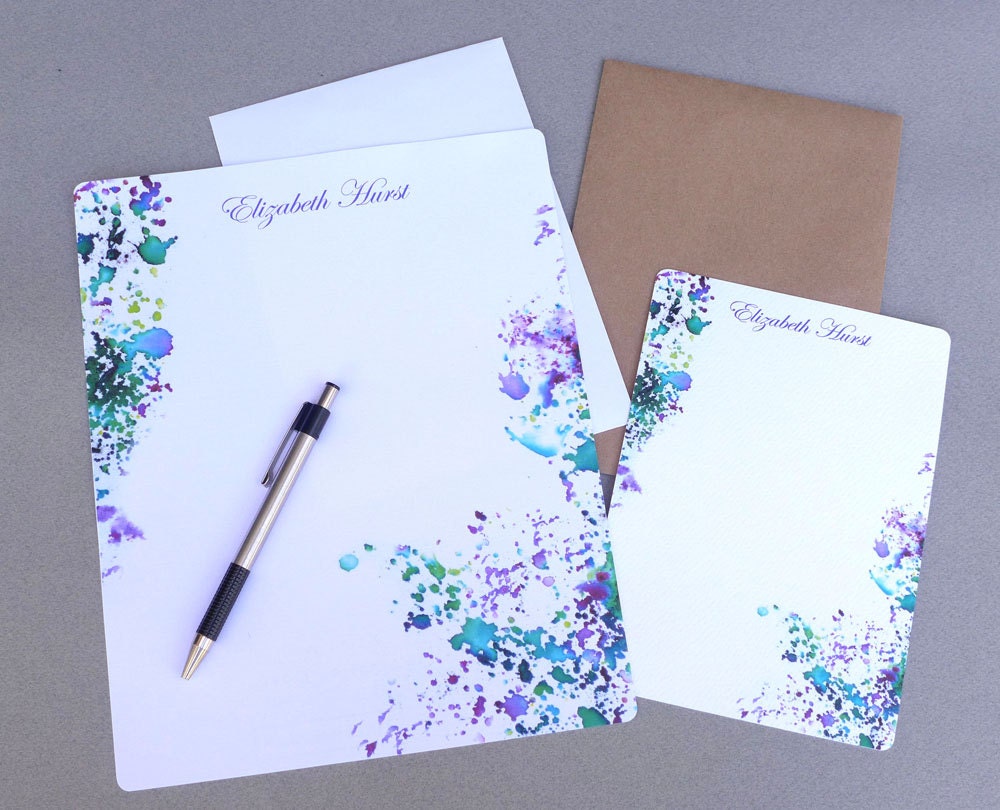 Customized writing paper