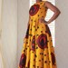 African dress, African clothing, Ankara dress, African print maxi dress, Ankara maxi dress, fit and flare dress, Ankara dresses