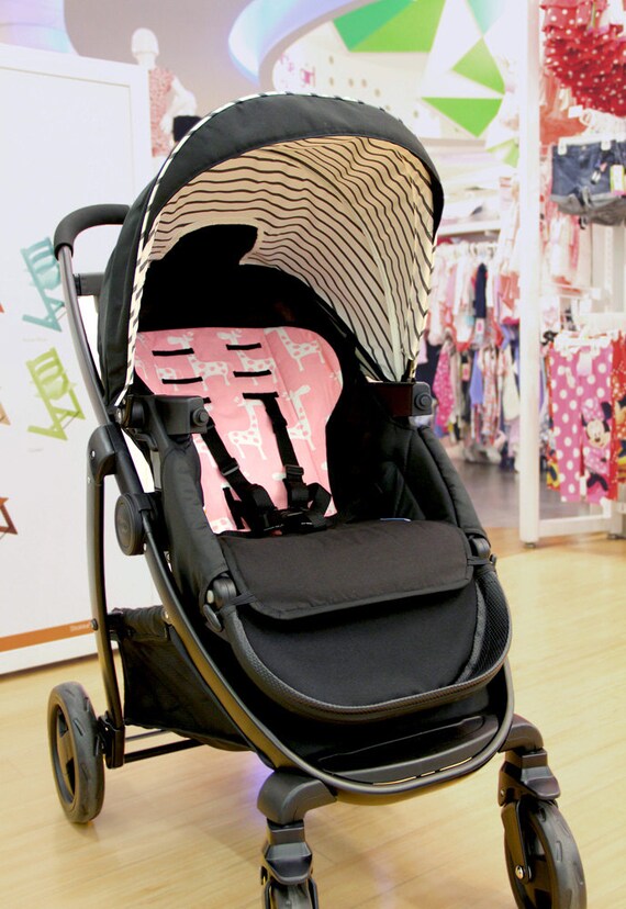 GRACO MODES Custom Cotton Stroller Pram Liner Pad in Pink