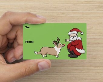 2015 Corgi Holiday Gift Tags
