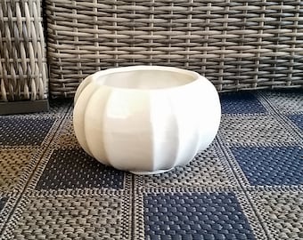 White Ceramic Planter Pot, California Pottery, Minimalist Planter Pots, Succulent Planter, Succulent Pot, White Ceramic Plant Pot